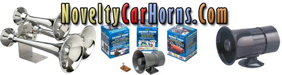 Novelty Car Horns | Car Horns That Play Music | Loud Musical Truck Air Horns